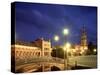 Plaza Espana, Seville, Spain-Jon Arnold-Stretched Canvas