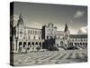 Plaza Espana, Seville, Spain-Walter Bibikow-Stretched Canvas