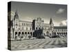 Plaza Espana, Seville, Spain-Walter Bibikow-Stretched Canvas