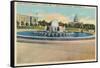 Plaza Fountain, Senate Office Building-null-Framed Stretched Canvas