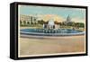 Plaza Fountain, Senate Office Building-null-Framed Stretched Canvas