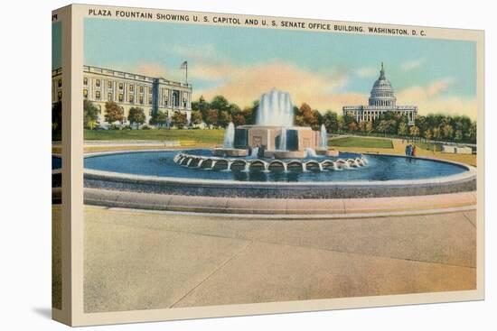 Plaza Fountain, Senate Office Building-null-Stretched Canvas