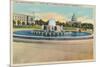 Plaza Fountain, Senate Office Building-null-Mounted Art Print