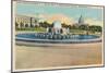 Plaza Fountain, Senate Office Building-null-Mounted Art Print