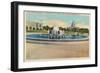 Plaza Fountain, Senate Office Building-null-Framed Premium Giclee Print