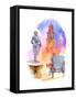 Plaza Holiday, 2016-John Keeling-Framed Stretched Canvas