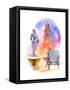 Plaza Holiday, 2016-John Keeling-Framed Stretched Canvas