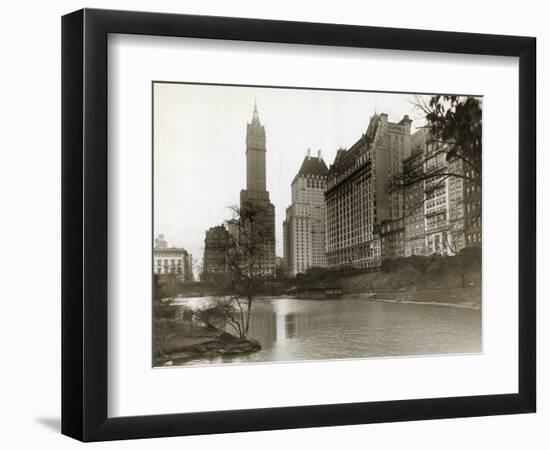 Plaza Hotel as Seen from Central Park-null-Framed Photographic Print