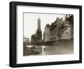 Plaza Hotel as Seen from Central Park-null-Framed Photographic Print