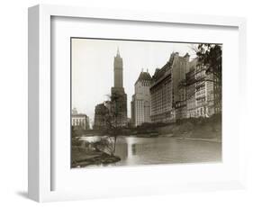 Plaza Hotel as Seen from Central Park-null-Framed Photographic Print