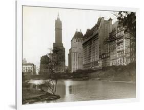 Plaza Hotel as Seen from Central Park-null-Framed Photographic Print