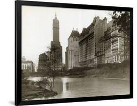 Plaza Hotel as Seen from Central Park-null-Framed Photographic Print