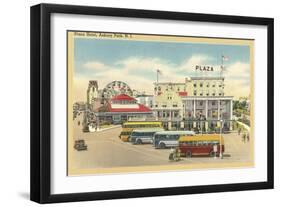 Plaza Hotel, Asbury Park, New Jersey-null-Framed Art Print