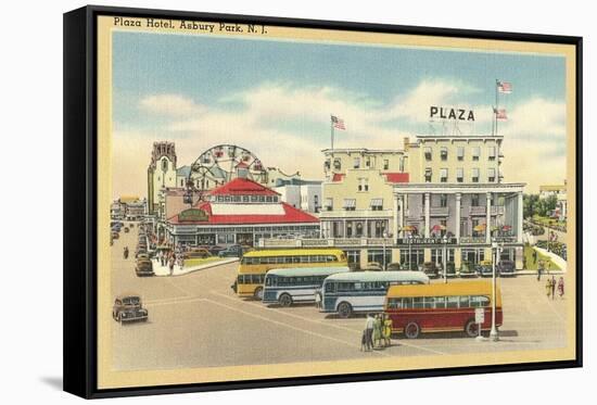 Plaza Hotel, Asbury Park, New Jersey-null-Framed Stretched Canvas