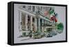 Plaza Hotel, Nyc-Anthony Butera-Framed Stretched Canvas