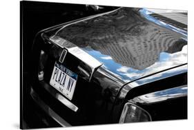 Plaza Hotel Reflection in Rolls Royce-null-Stretched Canvas