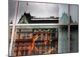 Plaza Hotel Reflection-null-Mounted Poster