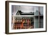 Plaza Hotel Reflection-null-Framed Photo