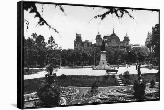 Plaza Liberlad, Argentina-null-Framed Stretched Canvas