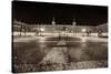 Plaza Mayor After Midnight, Madrid, Spain-George Oze-Stretched Canvas