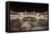 Plaza Mayor After Midnight, Madrid, Spain-George Oze-Framed Stretched Canvas