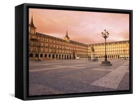 Plaza Mayor from the East, Madrid, Spain-Upperhall-Framed Stretched Canvas