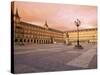 Plaza Mayor from the East, Madrid, Spain-Upperhall-Stretched Canvas