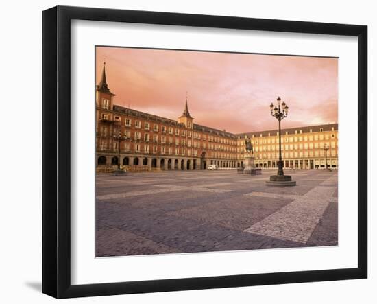 Plaza Mayor from the East, Madrid, Spain-Upperhall-Framed Photographic Print