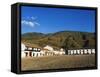 Plaza Mayor, Largest Public Square in Colombia, Colonial Town of Villa De Leyva, Colombia-Christian Kober-Framed Stretched Canvas