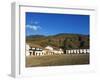 Plaza Mayor, Largest Public Square in Colombia, Colonial Town of Villa De Leyva, Colombia-Christian Kober-Framed Photographic Print