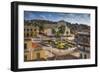 Plaza Mayor Looking Towards Iglesia Parroquial De La Santisima Trinidad (Church of Holy Trinity)-Jane Sweeney-Framed Photographic Print