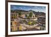 Plaza Mayor Looking Towards Iglesia Parroquial De La Santisima Trinidad (Church of Holy Trinity)-Jane Sweeney-Framed Photographic Print