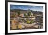 Plaza Mayor Looking Towards Iglesia Parroquial De La Santisima Trinidad (Church of Holy Trinity)-Jane Sweeney-Framed Photographic Print