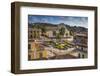 Plaza Mayor Looking Towards Iglesia Parroquial De La Santisima Trinidad (Church of Holy Trinity)-Jane Sweeney-Framed Photographic Print