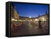 Plaza Mayor, Madrid, Spain, Europe-Marco Cristofori-Framed Stretched Canvas