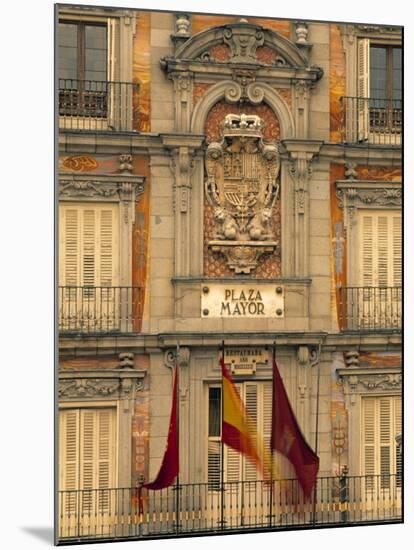 Plaza Mayor, Madrid, Spain-Jon Arnold-Mounted Photographic Print