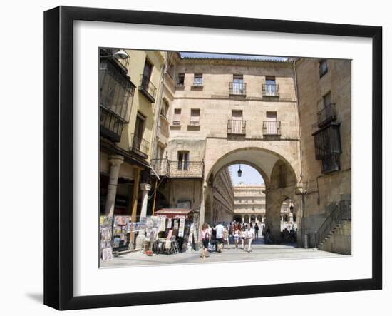 Plaza Mayor, Salamanca, Castilla Y Leon, Spain, Europe-White Gary-Framed Photographic Print