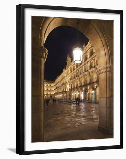 Plaza Mayor, Salamanca, Spain-Walter Bibikow-Framed Premium Photographic Print