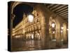 Plaza Mayor, Salamanca, Spain-Walter Bibikow-Stretched Canvas