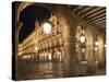 Plaza Mayor, Salamanca, Spain-Walter Bibikow-Stretched Canvas