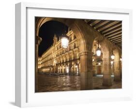 Plaza Mayor, Salamanca, Spain-Walter Bibikow-Framed Premium Photographic Print