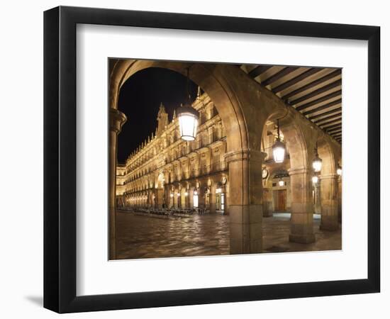 Plaza Mayor, Salamanca, Spain-Walter Bibikow-Framed Photographic Print
