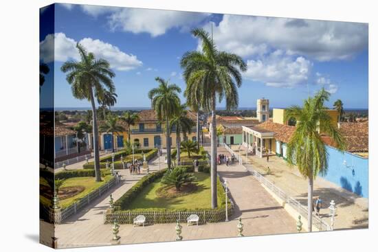 Plaza Mayor, Trinidadsancti Spiritus Province, Cuba, West Indies, Caribbean-Jane Sweeney-Stretched Canvas