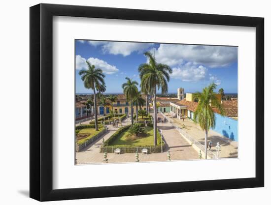 Plaza Mayor, Trinidadsancti Spiritus Province, Cuba, West Indies, Caribbean-Jane Sweeney-Framed Photographic Print