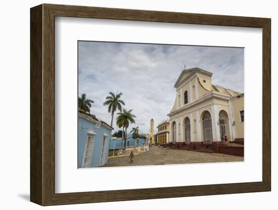 Plaza Mayor with the Iglesia Parroquial De La Santisima Trinidad and the Museo Nacional De La Lucha-Yadid Levy-Framed Photographic Print