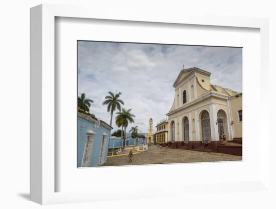 Plaza Mayor with the Iglesia Parroquial De La Santisima Trinidad and the Museo Nacional De La Lucha-Yadid Levy-Framed Photographic Print