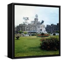 Plaza of San Martin-null-Framed Stretched Canvas