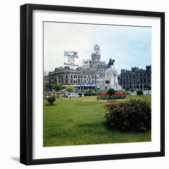 Plaza of San Martin-null-Framed Photographic Print