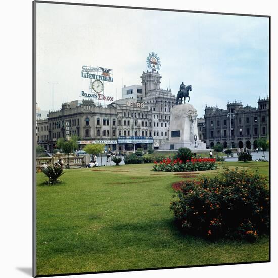 Plaza of San Martin-null-Mounted Photographic Print