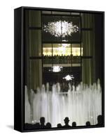 Plaza Outside the New Metropolitan Opera House, Opening Night at Lincoln Center-John Dominis-Framed Stretched Canvas